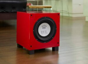 REL Acoustic T/9x Limited Edition Red Subwoofers